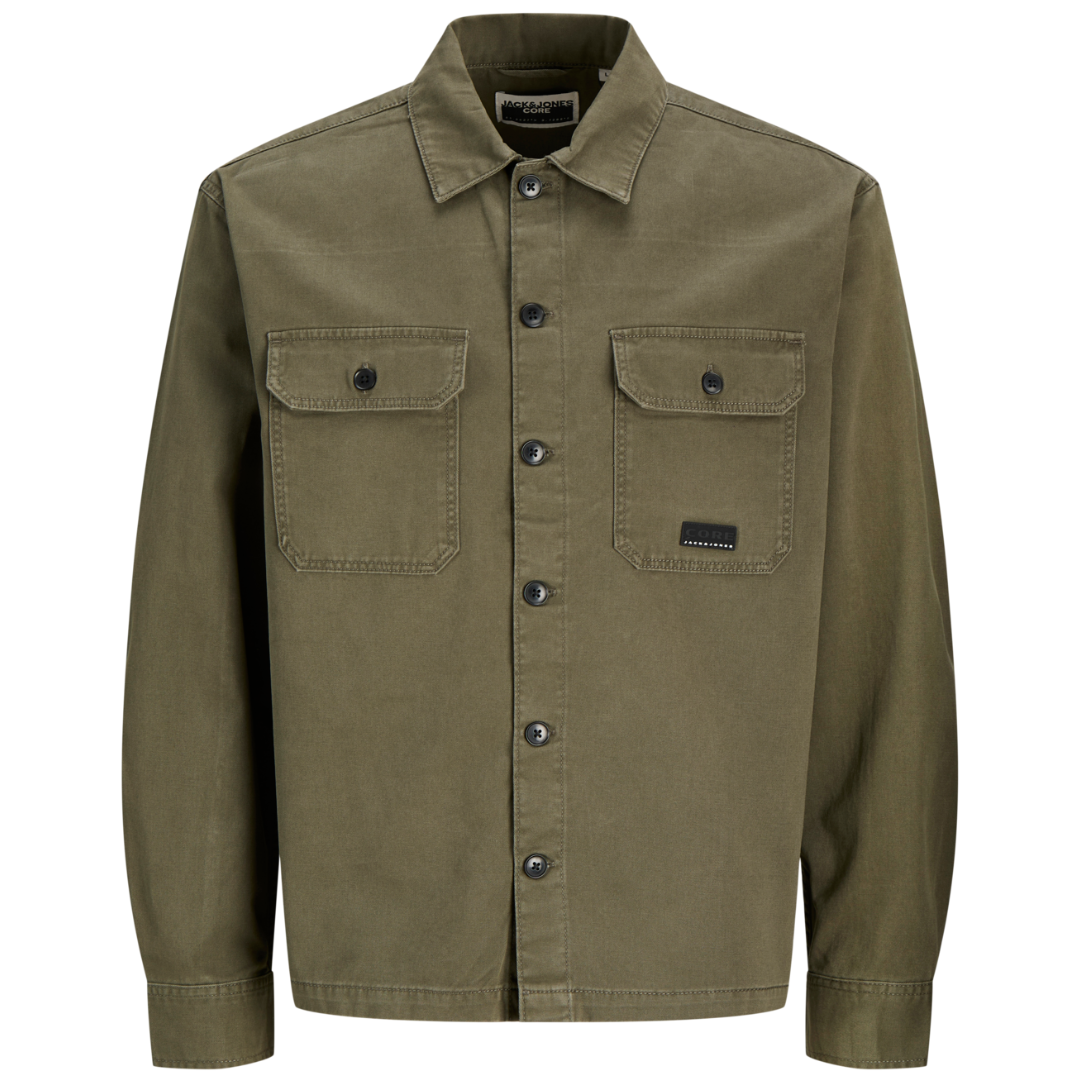 J&J Muška Košulja JCOBEN CLASSIC FUSION BADGE OVERSHIRT